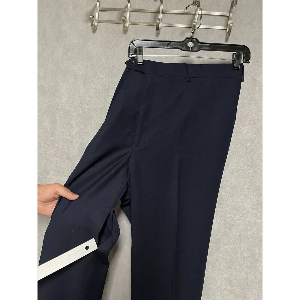 Beverly Hills Polo Club Suit Men 50L Navy Blue 2 B Career‎ 43X28 Pants Luxury